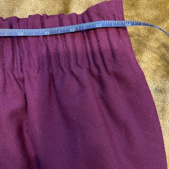 J. Crew Factory SZ 4 Burgundy Pull On Mini Skirt! - Picture 5 of 12